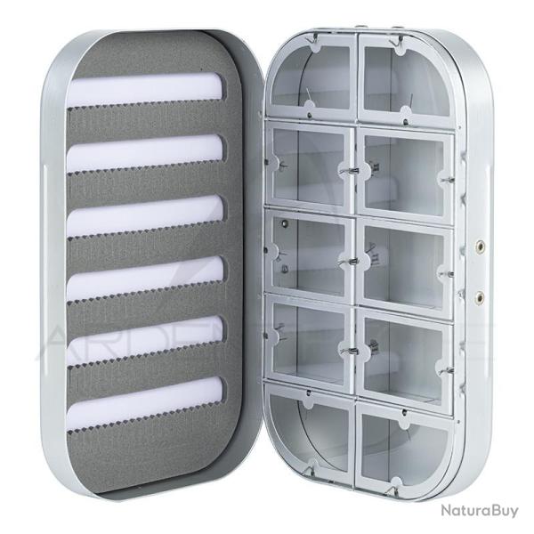 Boite  mouches ARDENT PECHE aluminium AP10 silver