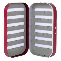 Boite &agrave; mouches ARDENT PECHE aluminium AP282 rouge