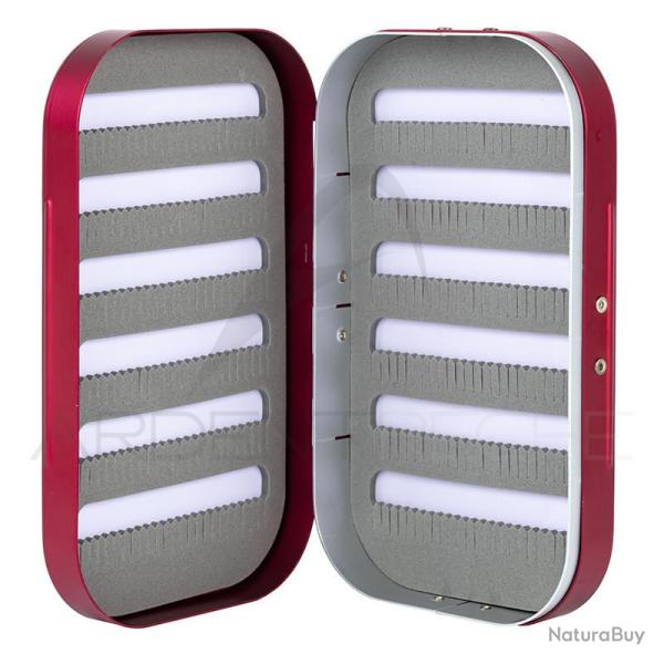 Boite � mouches ARDENT PECHE aluminium AP282 rouge