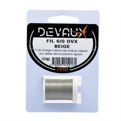 Fils de montage DEVAUX 6/0 Beige
