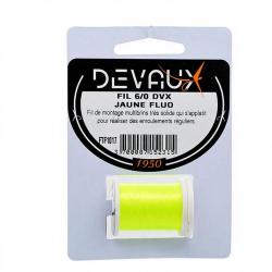Fils de montage DEVAUX 6/0 Jaune fluo