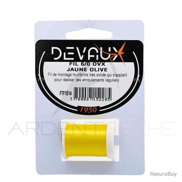 Fils de montage DEVAUX 6/0 Jaune olive