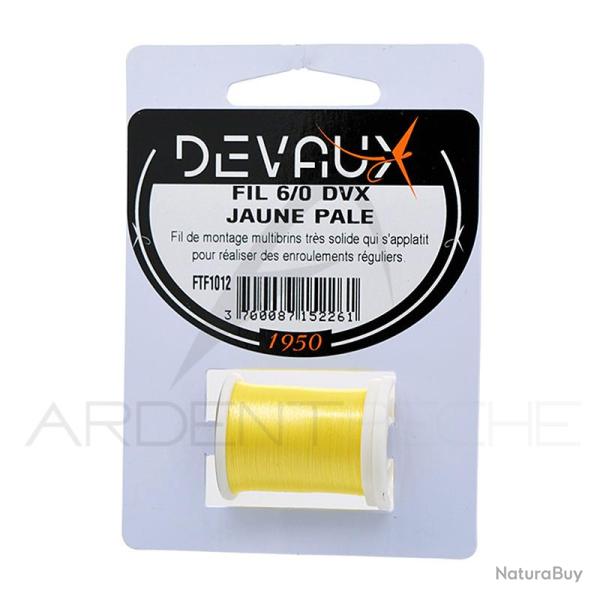 Fils de montage DEVAUX 6/0 Jaune p�le
