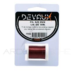Fils de montage DEVAUX 6/0 Lie de vin