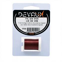 Fils de montage DEVAUX 6/0 Lie de vin