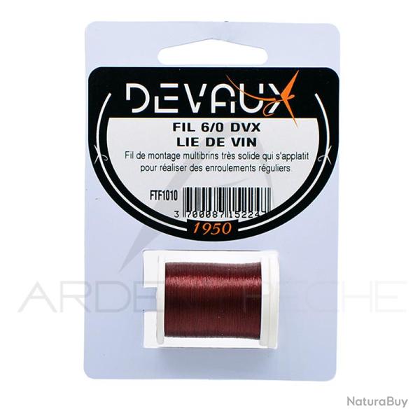 Fils de montage DEVAUX 6/0 Lie de vin