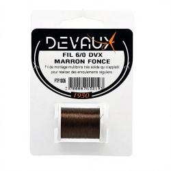 Fils de montage DEVAUX 6/0 Marron fonc&eacute;