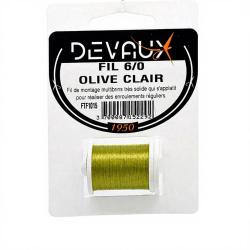 Fils de montage DEVAUX 6/0 Olive clair