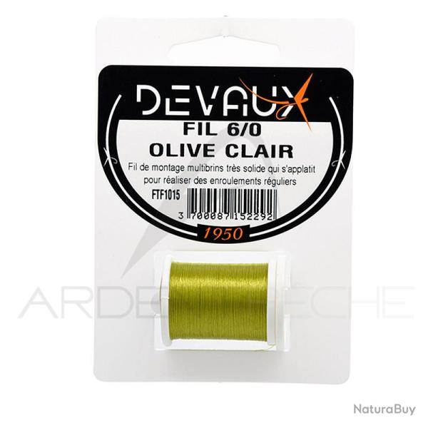 Fils de montage DEVAUX 6/0 Olive clair