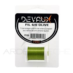 Fils de montage DEVAUX 6/0 Olive