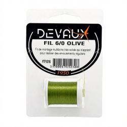 Fils de montage DEVAUX 6/0 Olive