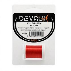 Fils de montage DEVAUX 6/0 Rouge