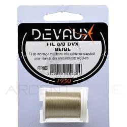 Fils de montage DEVAUX 8/0 beige