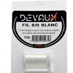 Fils de montage DEVAUX 8/0 Blanc