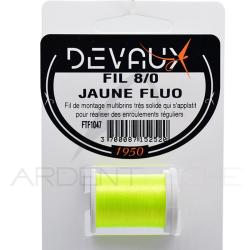 Fils de montage DEVAUX 8/0 jaune fluo