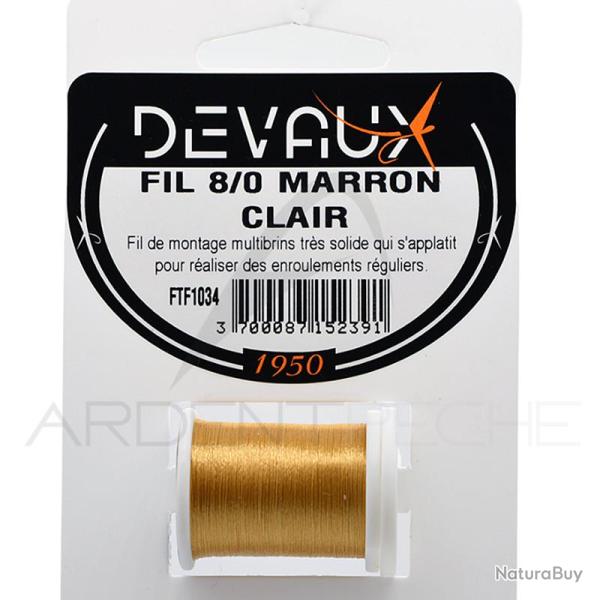 Fils de montage DEVAUX 8/0 marron clair