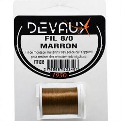 Fils de montage DEVAUX 8/0 Marron