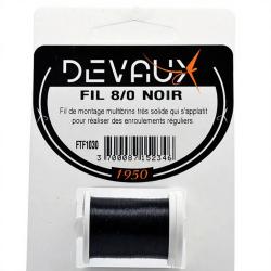 Fils de montage DEVAUX 8/0 Noir