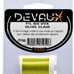 Fils de montage DEVAUX 8/0 Olive clair