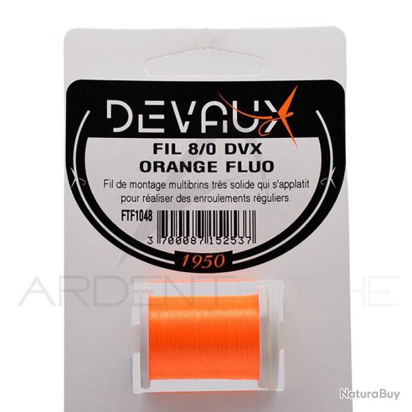 Fils de montage DEVAUX 8/0 orange fluo