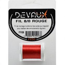 Fils de montage DEVAUX 8/0 rouge