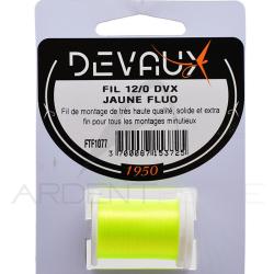 Fils de montage DEVAUX 12/0 jaune fluo