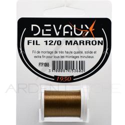 Fils de montage DEVAUX 12/0 Marron