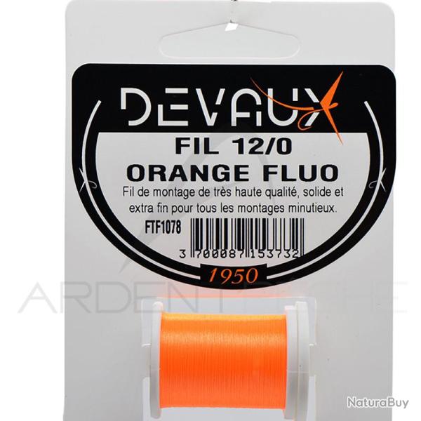 Fils de montage DEVAUX 12/0 orange fluo