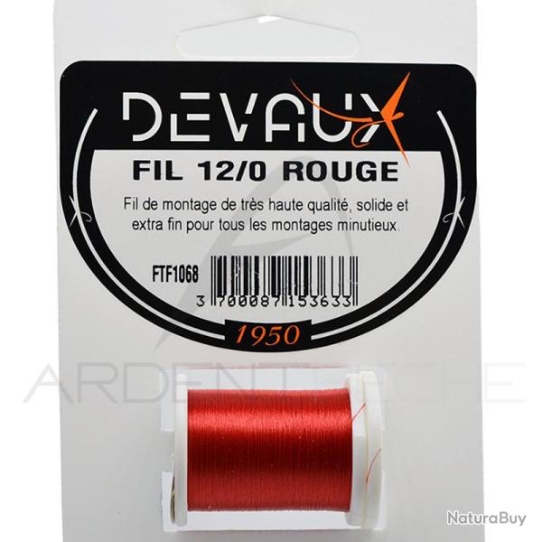 Fils de montage DEVAUX 12/0 rouge