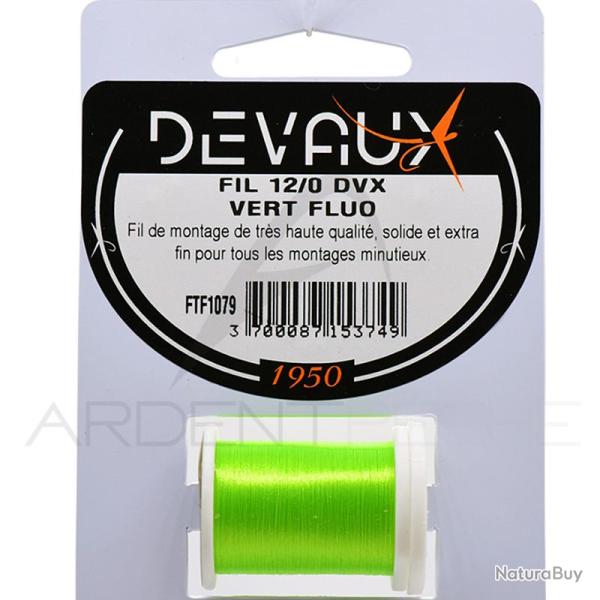 Fils de montage DEVAUX 12/0 Vert fluo