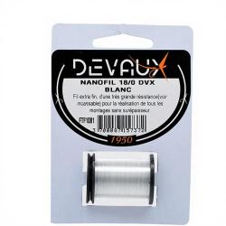 Fils de montage DEVAUX Nanofil 18/0 Blanc
