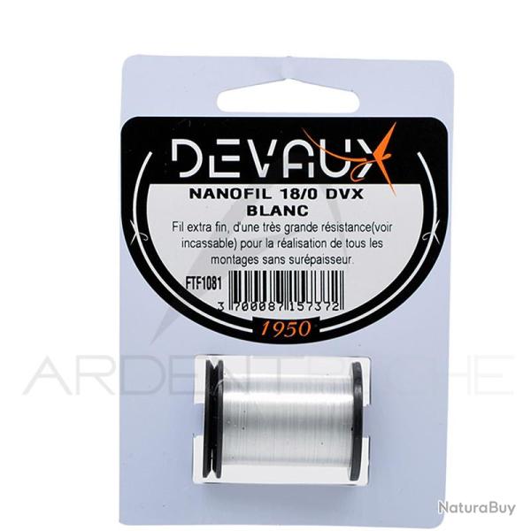 Fils de montage DEVAUX Nanofil 18/0 Blanc