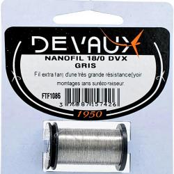 Fils de montage DEVAUX Nanofil 18/0 gris