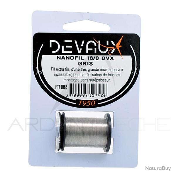 Fils de montage DEVAUX Nanofil 18/0 gris