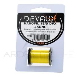 Fils de montage DEVAUX Nanofil 18/0 Jaune