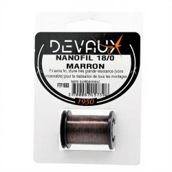 Fils de montage DEVAUX Nanofil 18/0 Marron