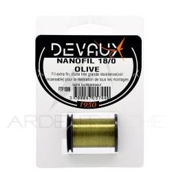 Fils de montage DEVAUX Nanofil 18/0 Olive