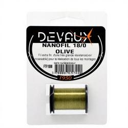 Fils de montage DEVAUX Nanofil 18/0 Olive