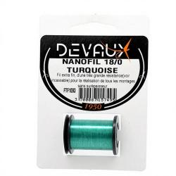 Fils de montage DEVAUX Nanofil 18/0 Turquoise
