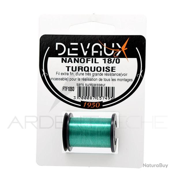 Fils de montage DEVAUX Nanofil 18/0 Turquoise