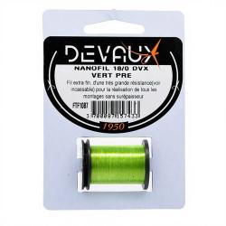 Fils de montage DEVAUX Nanofil 18/0 Vert pr&eacute;