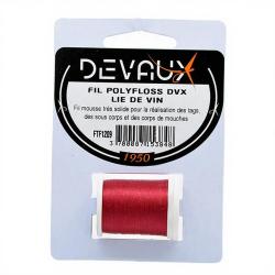 Fils de montage Polyfloss DEVAUX Lie de vin