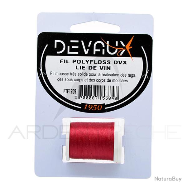 Fils de montage Polyfloss DEVAUX Lie de vin