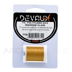 Fils de montage Polyfloss DEVAUX marron clair