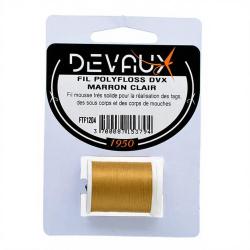 Fils de montage Polyfloss DEVAUX marron clair