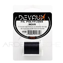 Fils de montage Polyfloss DEVAUX Noir