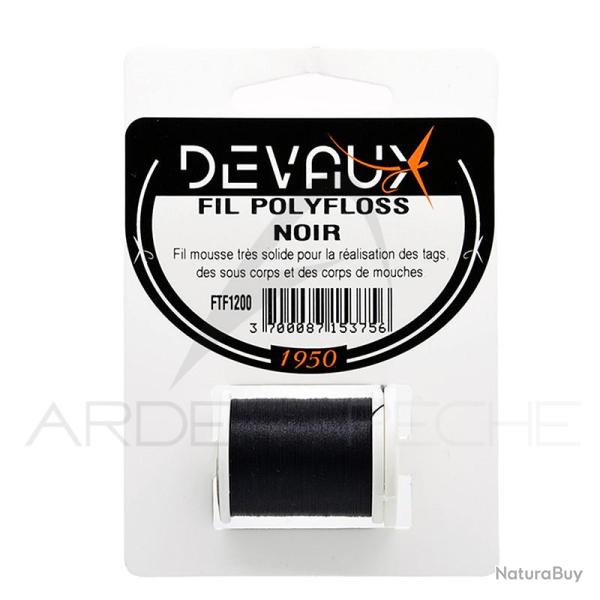 Fils de montage Polyfloss DEVAUX Noir