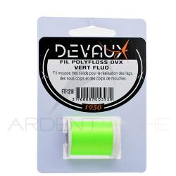 Fils de montage Polyfloss DEVAUX Vert fluo