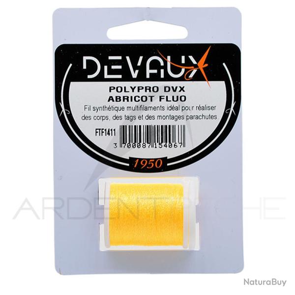 Fils de montage DEVAUX Polypro Abricot fluo