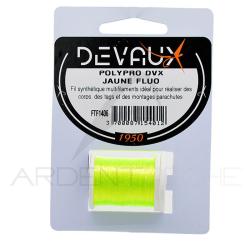 Fils de montage DEVAUX Polypro jaune fluo